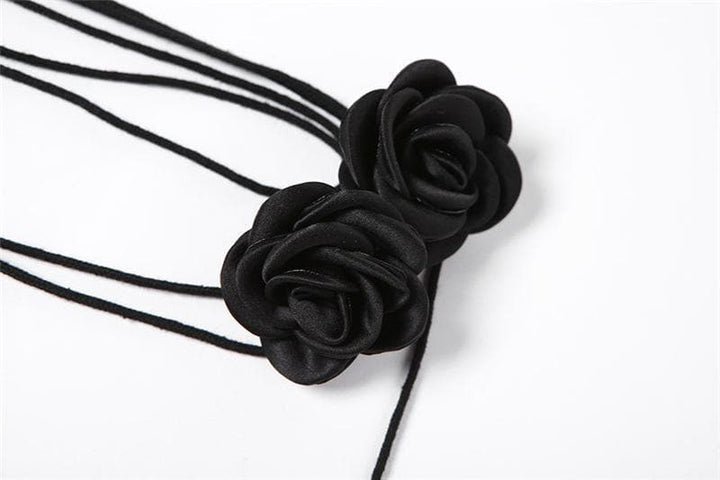 Appliques solid ruched string dress - Halibuy