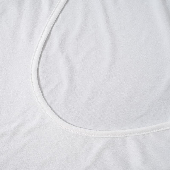 Self tie backless off shoulder ruched long sleeve solid top