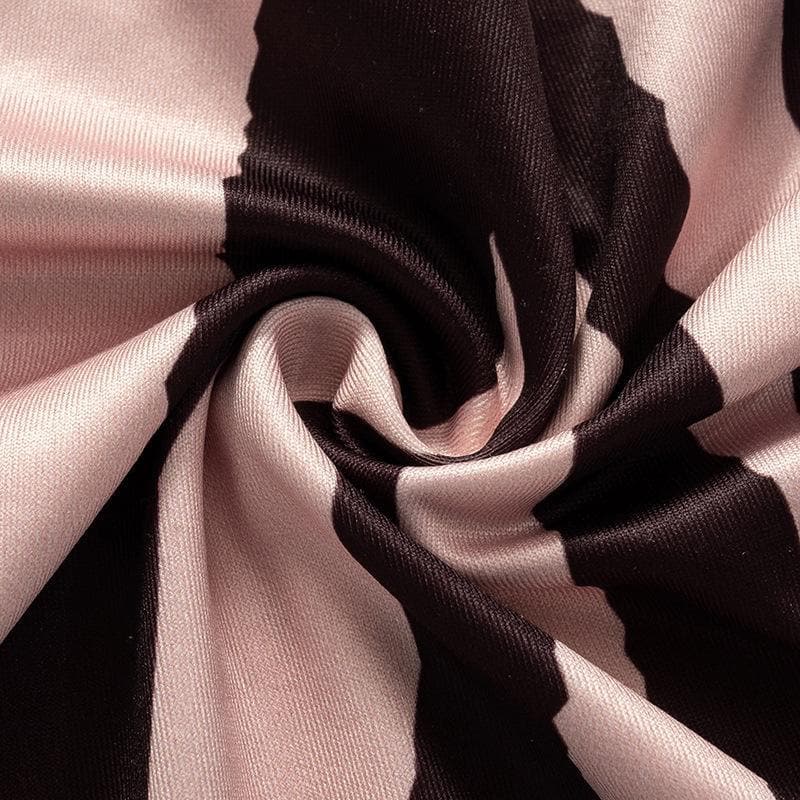 Long sleeve off shoulder zebra print crop top - Halibuy