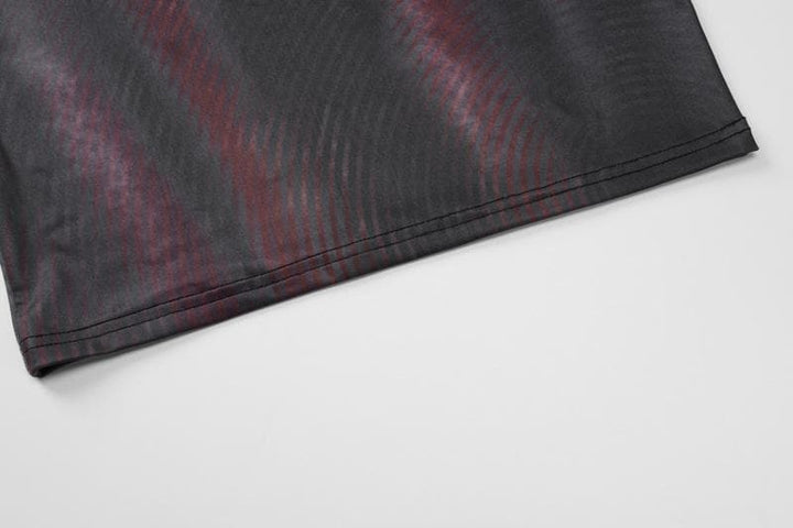 Crewneck body print contrast tank maxi dress  | Festival Outfits Women