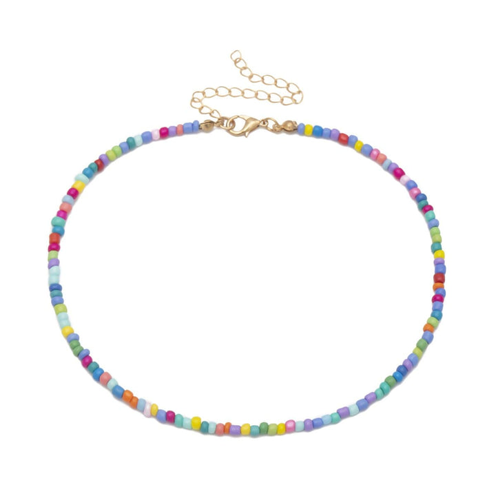 Beaded multicolor necklace