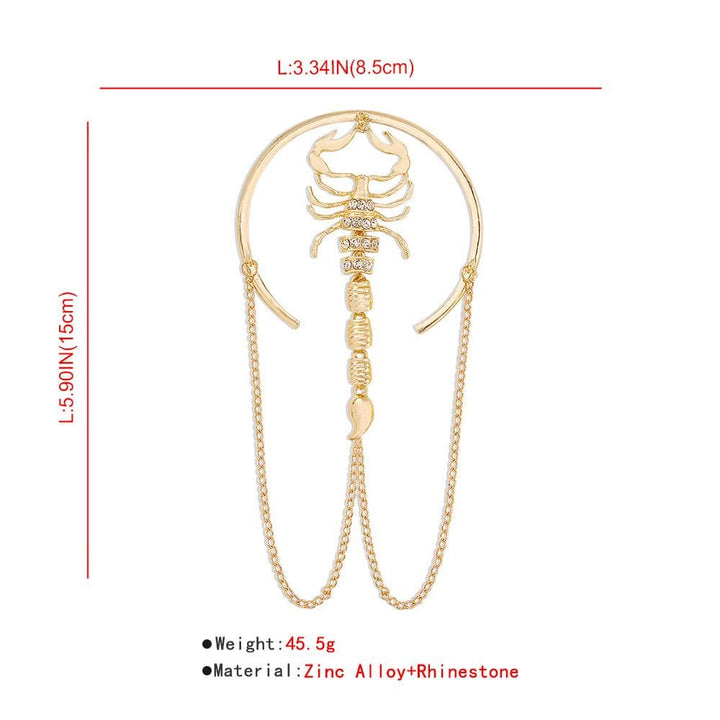 Scorpion rhinestone armbands