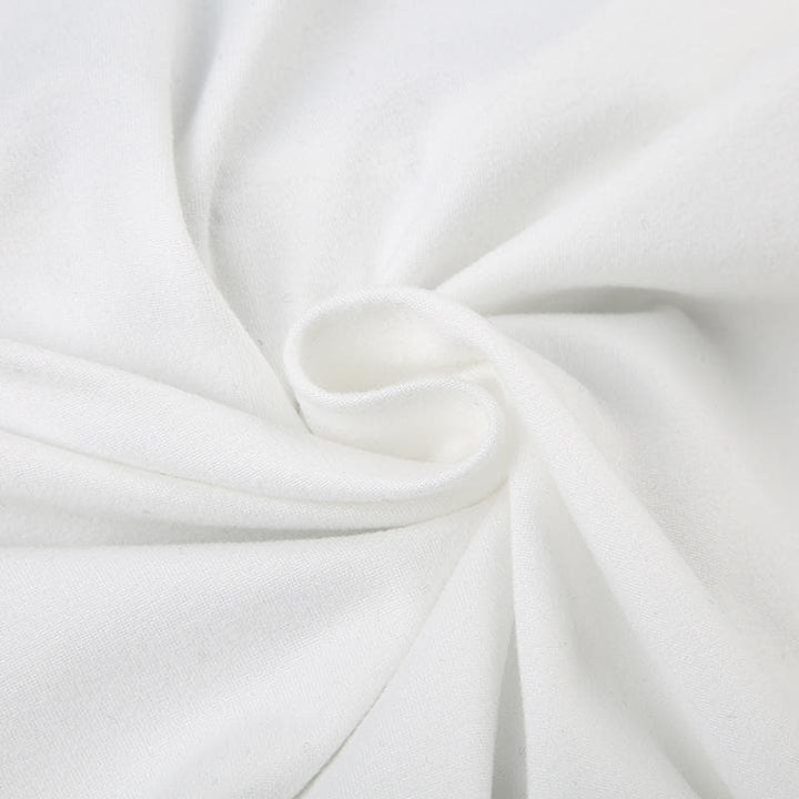 Long sleeve bowknot lace hem u neck slit top  | Festival Outfits Women