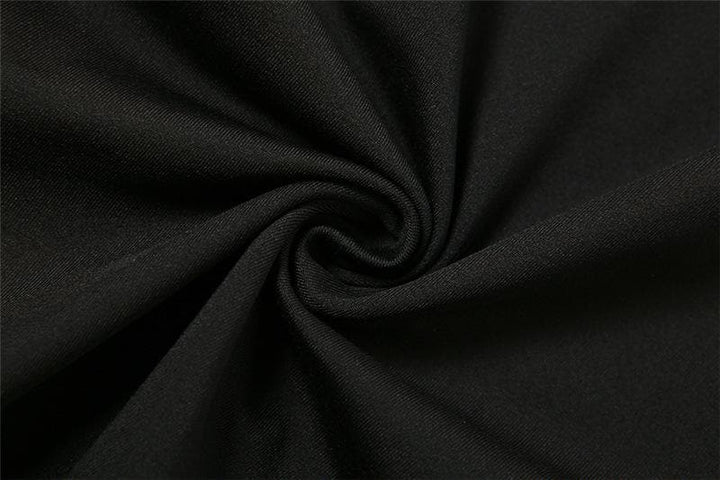 Solid slit irregular ruffle ribbon backless tube midi dress