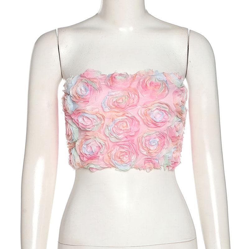 Appliques Tube Top - Halibuy