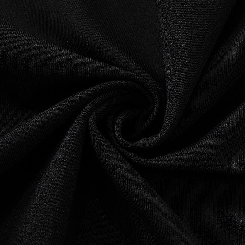 Hollow out solid long sleeve backless cut out top-final-sale