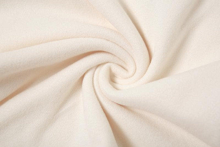 Off shoulder ruffle flower applique long flared sleeve ruched top  | Festival Outfits Women