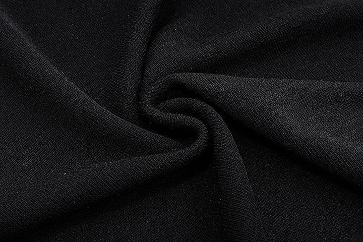 V neck hollow out knotted short sleeve low cut backless crop cut out top