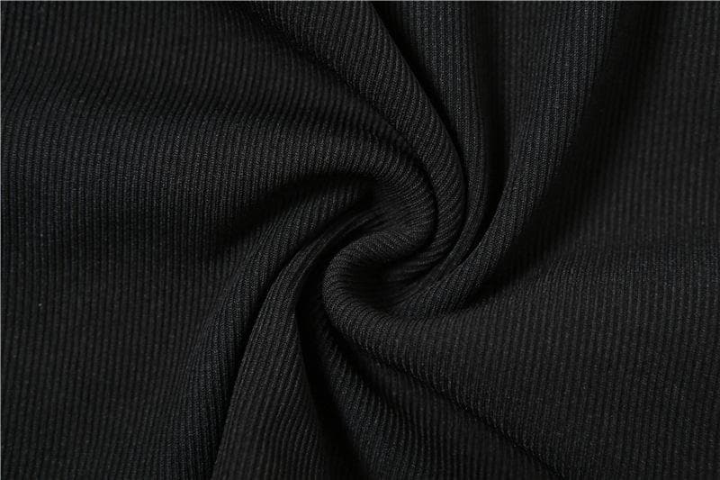 Sleeveless high neck hollow out solid gloves crop cut out top