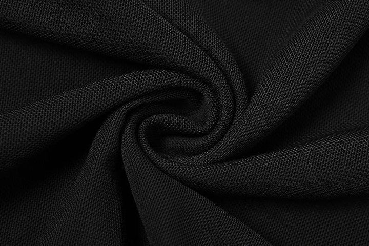 Hollow out mesh patchwork long sleeve contrast bodysuit  | Festival Outfits Women