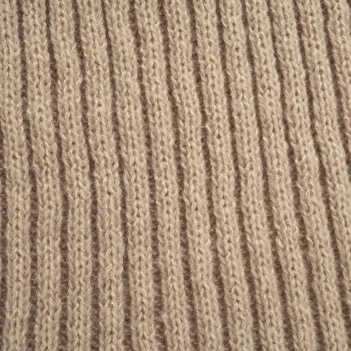 Long sleeve knitted solid shrug top-final-sale