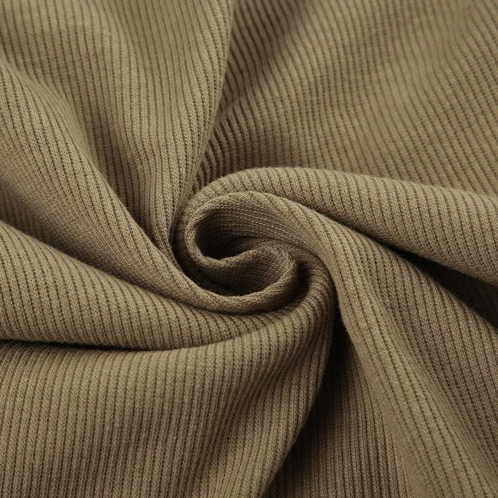 Abstract long sleeve contrast print v neck top  | Festival Outfits Women