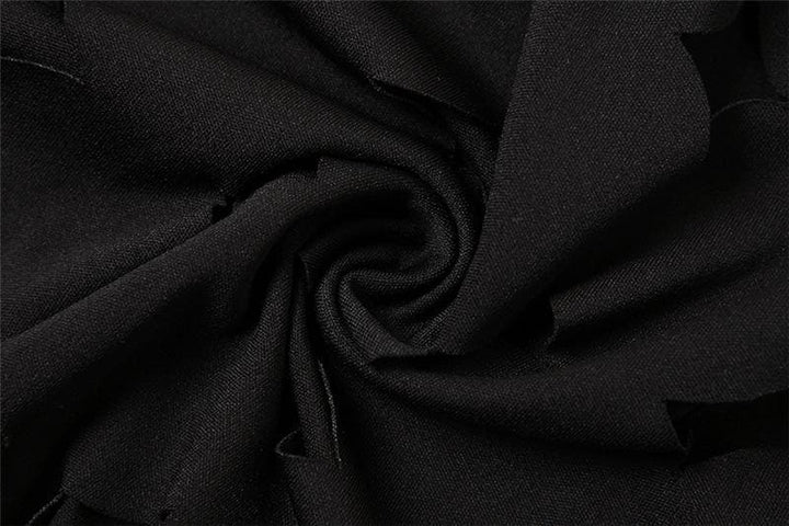 Hollow out backless sleeveless low cut solid cut out maxi dress