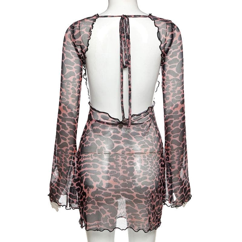 leopard print dress festival Sheer Grace Strapless Glitter Maxi Dress Powder Blue main image 1