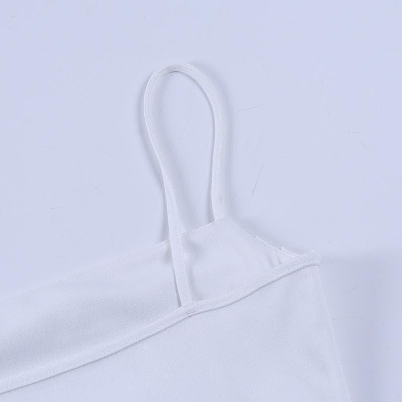 Cowl neck solid cami midi dress - Halibuy