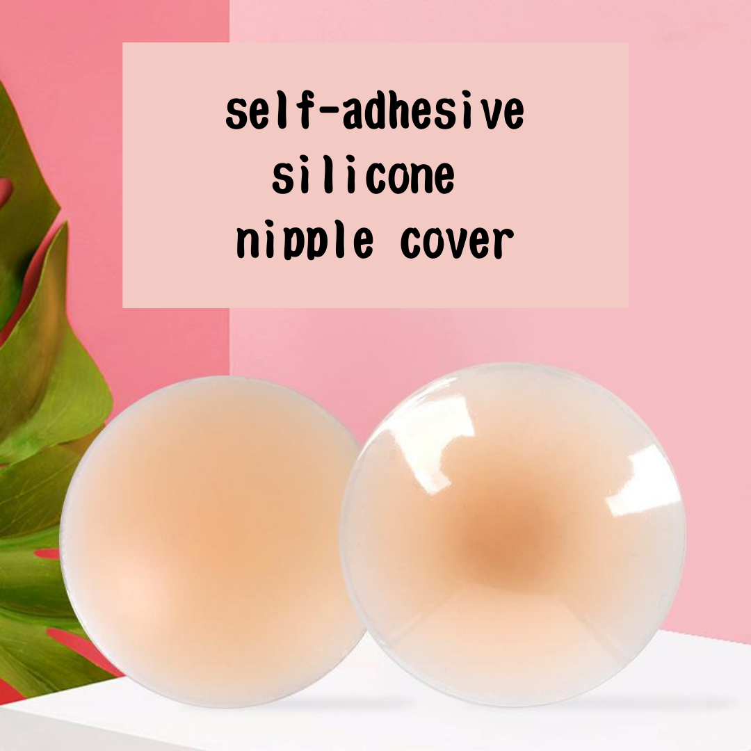 Reusable self adhesive silicone nipple cover (1 pair)  | Festival Outfits Women